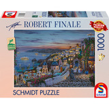 Schmidt Spiele Robert Finale: Santorini Sonnenuntergang, Puzzle 1000 Teile