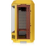 Thermaltake The Tower 250 , Tower-Gehäuse gelb, Tempered Glass