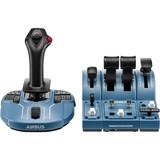 Thrustmaster TCA Captain Pack Airbus Edition, Set blaugrau/schwarz