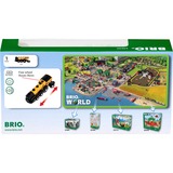 BRIO World Goldene Batterielok mit Licht und Sound, Spielfahrzeug 