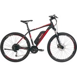 FISCHER Fahrrad Montis EM1726 (2022), Pedelec schwarz (matt)/rot, 48cm Rahmen, 27,5"