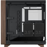 Fractal Design Summit Black TG Light Tint, Tower-Gehäuse schwarz/holz