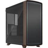 Fractal Design Summit Black TG Light Tint, Tower-Gehäuse schwarz/holz