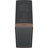 Fractal Design Summit Black TG Light Tint, Tower-Gehäuse schwarz/holz