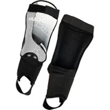 HUDORA Schienbeinschützer mit Knöchelschutz, Protektoren grau, Größe S