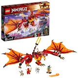 LEGO 71753 Ninjago Kais Feuerdrache, Konstruktionsspielzeug Drachen Spielzeug ab 8 Jahren, Set mit 4 Ninja Mini Figuren