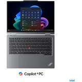 Lenovo ThinkPad X1 2-in-1 G11 Aura Edition (21V9005UGE), Notebook grau, Intel® Core™ Ultra 7 355, Intel® Graphics, 32 GB LPDDR5X, 1 TB (1 TB SSD), Windows 11 Pro