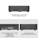 MSI Cubi NUC TWG S-006XAT, Mini-PC schwarz, ohne Betriebssystem