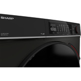SHARP ES-MNFL814CMA-DE, Waschmaschine schwarz (matt), WIFI, Advanced Inverter Motor
