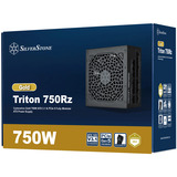 SilverStone Triton 750Rz, PC-Netzteil schwarz, 1x 12-Pin High Power GPU, 3x PCIe, Kabelmanagement, 750 Watt