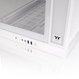 Thermaltake CAPO X Snow White, Big-Tower-Gehäuse weiß, Dual System Case, Panoramaglas