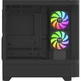 Thermaltake View 290 Black, Tower-Gehäuse schwarz, Tempered Glass x 2