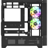 Thermaltake View 290 Black, Tower-Gehäuse schwarz, Tempered Glass x 2