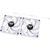 Thermaltake  CT120 PC Cooling Fan White, Gehäuselüfter weiß, 2er Pack, 120 mm