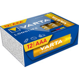VARTA Longlife Batterie LR03 Box, AAA (Micro) 12 Stück