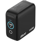 Verbatim Mini-GaN-Ladegerät mit Display schwarz, 140 Watt Gesamtleistung