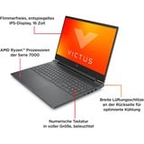 Victus by HP 16-s0155ng, Gaming-Notebook grau, AMD Ryzen 5 7640HS, NVIDIA GeForce RTX 4060, 16 GB DDR5, 512 GB (512 GB SSD), ohne Betriebssystem