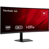 ViewSonic VA3820C, LED-Monitor 95.3 cm (37.5 Zoll), schwarz, UWQHD+, IPS, Curved, USB-C, USB-Hub