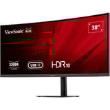 ViewSonic VA3820C, LED-Monitor 95.3 cm (37.5 Zoll), schwarz, UWQHD+, IPS, Curved, USB-C, USB-Hub