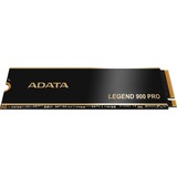 ADATA LEGEND 900 Pro 1 TB, SSD schwarz/gold, PCIe 4.0 x4, NVMe 1.4, M.2 2280