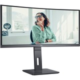 AOC CU34P3CV, LED-Monitor 86 cm (34 Zoll), schwarz, WQHD, VA, Curved, Adaptive-Sync, USB-Hub, 100Hz Panel
