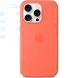 Apple Silikon Case mit MagSafe, Handyhülle orange, iPhone 16 Pro