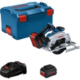 Bosch Akku-Handkreissäge GKS 18V-57-2 Professional blau/schwarz, 2x Li-Ion Akku ProCORE18V 5,5Ah, in L-BOXX