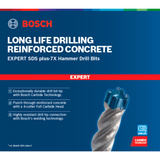 Bosch Professional EXPERT Hammerbohrer SDS-plus-7X, Ø 18mm Arbeitslänge 550mm