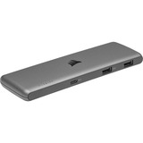 Corsair USB100 Expansion Hub 7Port, USB-Hub grau