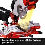 EINHELL Akku-Kapp-und Gehrungssäge TE-MS 18/210 Li-Solo, 18Volt rot/schwarz, ohne Akku und Ladegerät