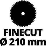 EINHELL Power X-Change Akku-Kapp-und Gehrungssäge TE-MS 18/210 Li-Solo, 18Volt rot/schwarz, ohne Akku und Ladegerät