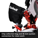 EINHELL Power X-Change Akku-Kapp-und Gehrungssäge TE-MS 18/210 Li-Solo, 18Volt rot/schwarz, ohne Akku und Ladegerät