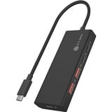 ICY BOX IB-HUB1436-CPD 4-Port USB 3.2 Gen 2, USB-Hub schwarz