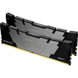 Kingston FURY DIMM 16 GB DDR4-3200 (2x 8 GB) Dual-Kit, Arbeitsspeicher schwarz/silber, KF432C16RB2K2/16, FURY Renegade Black XMP, INTEL XMP