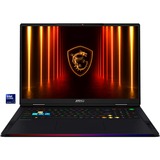 MSI Raider 18 HX AI A2XWIG-075, Gaming-Notebook schwarz, Intel® Core™ Ultra 9 285HX, NVIDIA GeForce RTX 5080, 64 GB DDR5, 4 TB (2 TB SSD & 2 TB SSD), Windows 11 Home 64-Bit