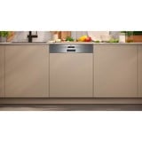 Neff S145EAS01E, Spülmaschine edelstahl (gebürstet), 60 cm, Home Connect