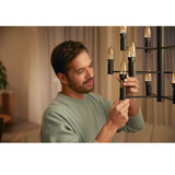 Philips Hue White Ambiance Filament E14 Kerzenform Doppelpack 350, LED-Lampe ersetzt 30 Watt