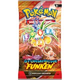  Pokémon-TCG: Karmesin & Purpur – Stürmische Funken - Booster Display, Sammelkarten 