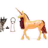Spin Master Unicorn Academy - Einhorn Cinder, Spielfigur 28 cm groß, mit echter Mähne und Schweif, abnehmbarem Zaumzeug, Sattel und Bürste