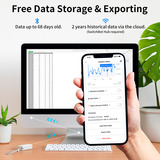 SwitchBot Outdoor Meter IP65 Thermometer Innen/Außen weiß, Melder weiß