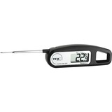TFA Thermo Jack 30.1047, Thermometer schwarz, Klappthermometer im Taschenformat