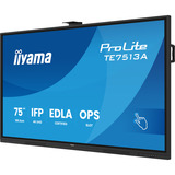 iiyama ProLite TE7513A-B3AG, Public Display schwarz (matt), UltraHD/4K, IPS, Touchscreen, HDMI, DP, USB-C, USB-Hub