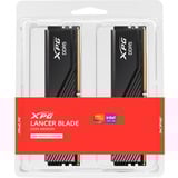 ADATA DIMM 32 GB DDR5-6000 (2x 16 GB) Dual-Kit, Arbeitsspeicher schwarz, AX5U6000C3416G-DTLABRBK, XPG Lancer Blade RGB, INTEL XMP, AMD EXPO