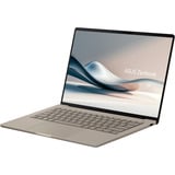 ASUS Zenbook A14 (UX3407QA-QD289W), Notebook beige, Qualcomm Snapdragon X X1-26-100, Qualcomm Adreno GPU, 16 GB LPDDR5X, 512 GB (512 GB SSD), Windows 11 Home 64-Bit