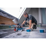 Bosch Akku-Kapp- und Gehrungssäge BITURBO GCM 18V-216 D Professional solo, Kapp-und Gehrungssäge blau, ohne Akku und Ladegerät