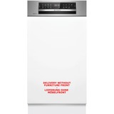 Bosch SPI6EMS17E Serie 6, Spülmaschine edelstahl (gebürstet), 45 cm, Home Connect