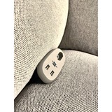 Brennenstuhl estilo Sofa-Steckdosenleiste mit USB-Ladefunktion grau/anthrazit, 3 Meter, 2x USB