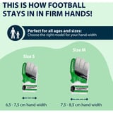 HUDORA Torwarthandschuhe für Kinder, grün, Gr. S grün/weiß, für Kinder ab 5 Jahren