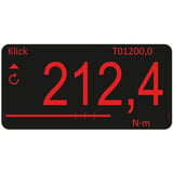 Hazet Elektronisches Drehmoment-Prüfgerät (7901E), Messgerät blau/schwarz, 10 – 350 Nm, 1/2 Zoll Vierkant