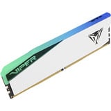 Patriot DIMM 16 GB DDR5-6000, Arbeitsspeicher weiß, PVER516G60C30W, VIPER RGB Elite 5, INTEL XMP, AMD EXPO
